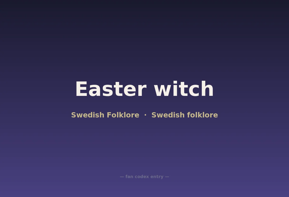 Easter witch