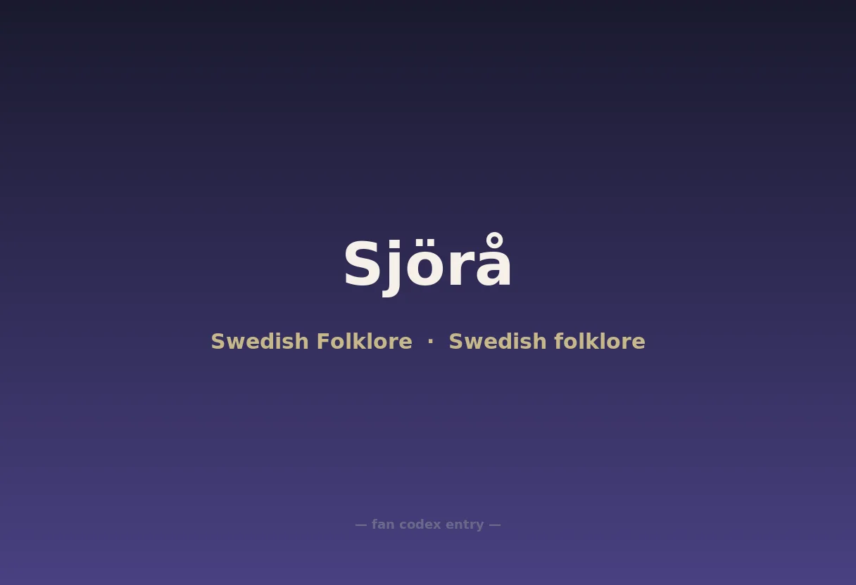Sjörå