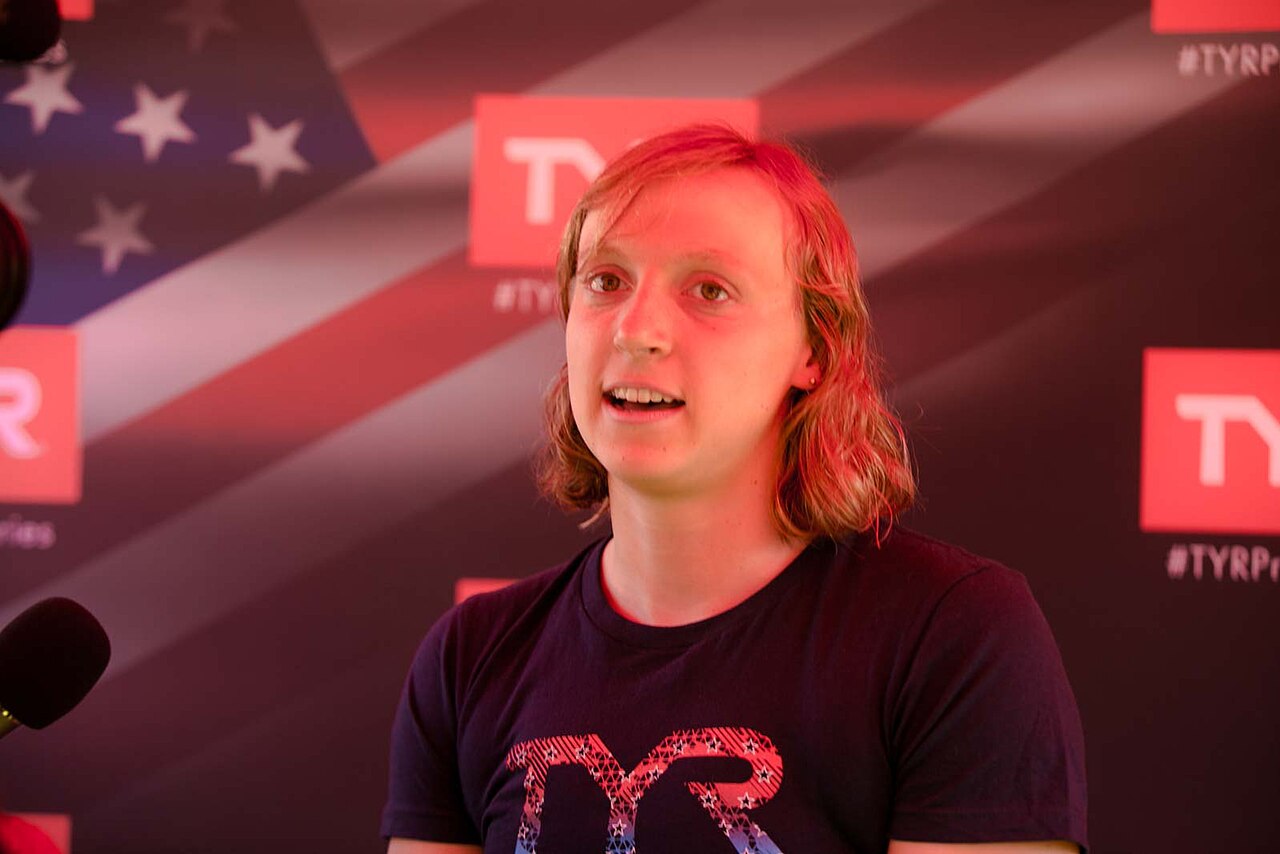 Katie-Ledecky-during-news-conference