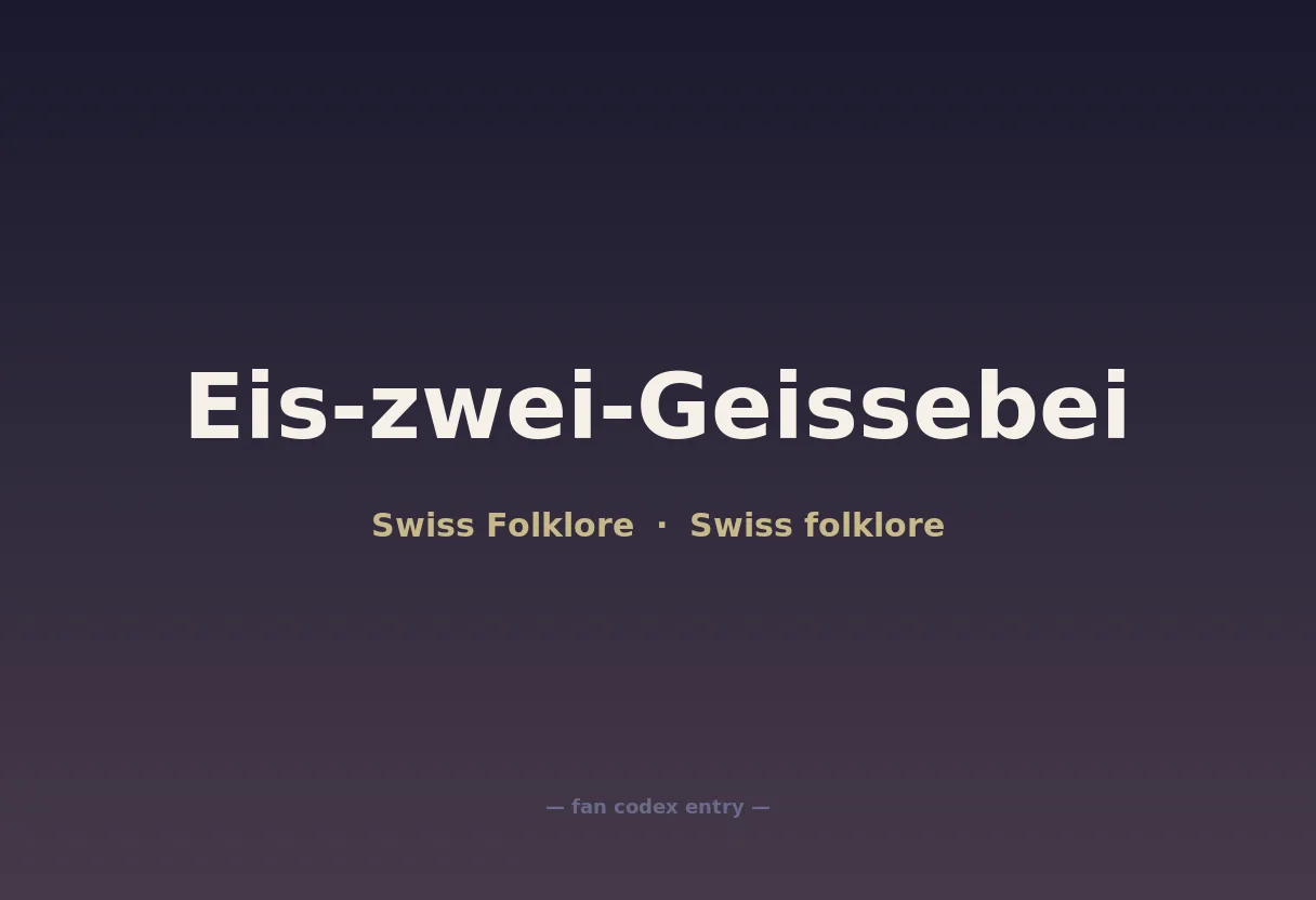 Eis-zwei-Geissebei