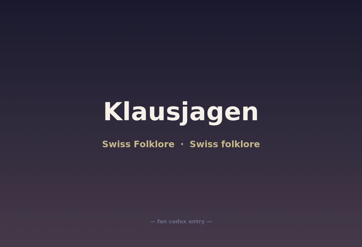 Klausjagen