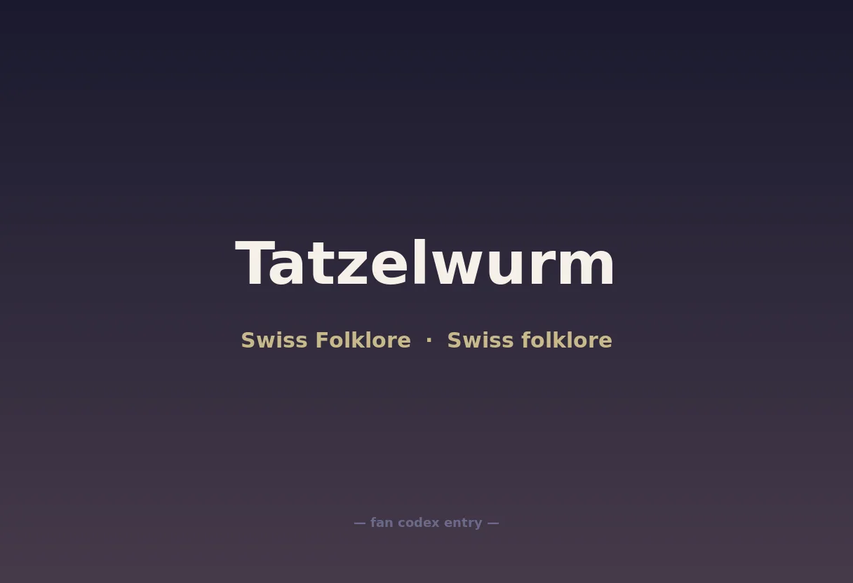 Tatzelwurm