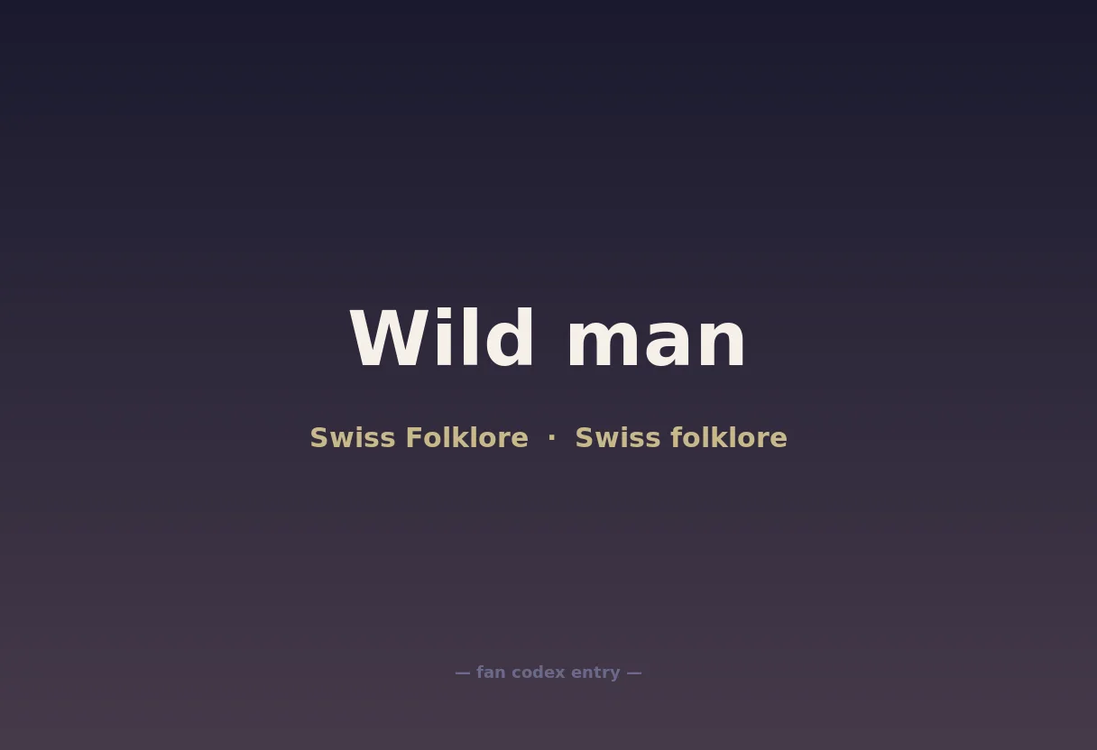 Wild man