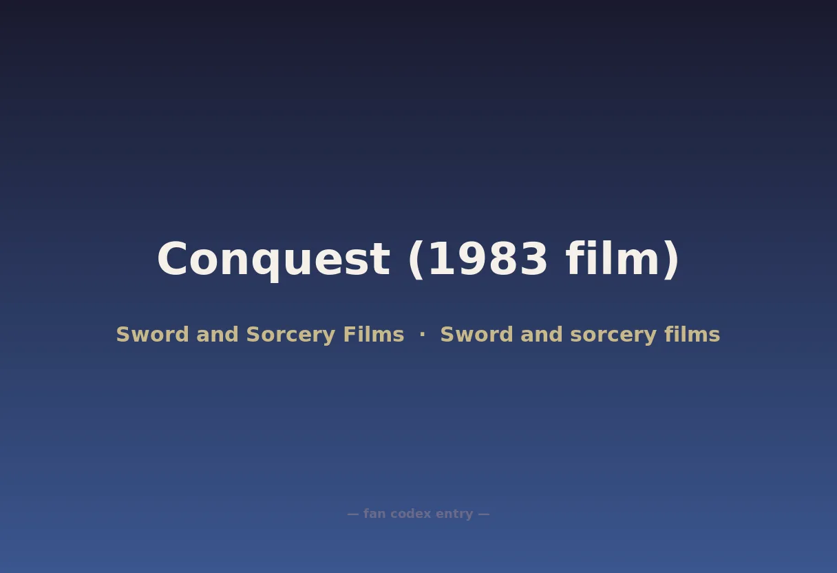 Conquest (1983 film)