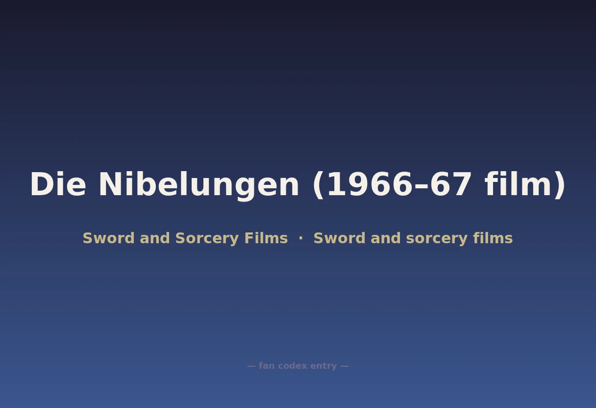Die Nibelungen (1966–67 film)