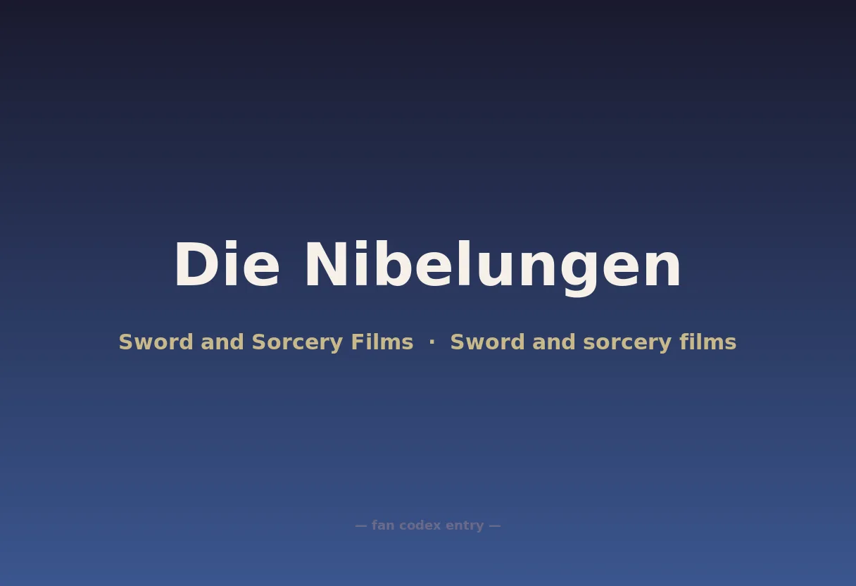 Die Nibelungen