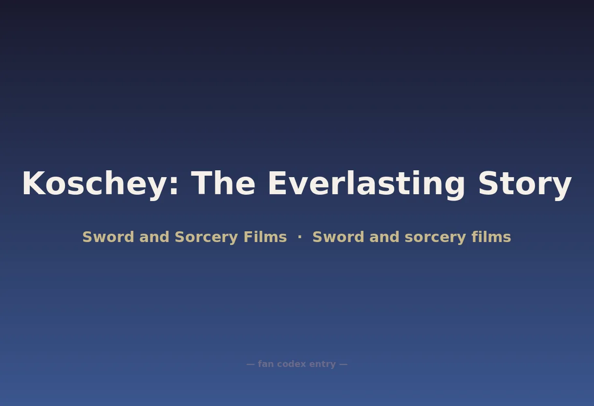 Koschey: The Everlasting Story