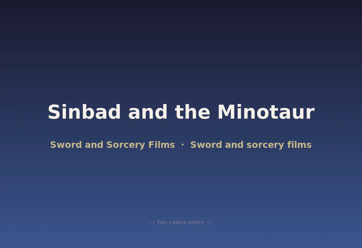 Sinbad and the Minotaur