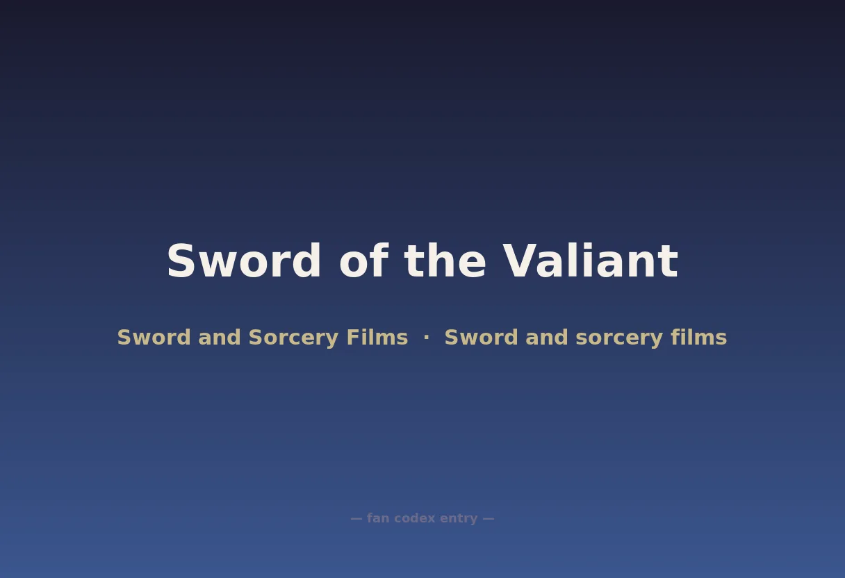 Sword of the Valiant