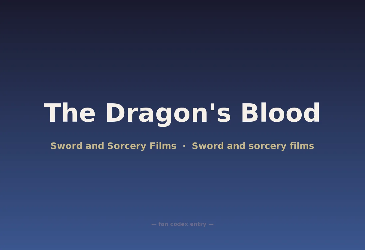 The Dragon's Blood