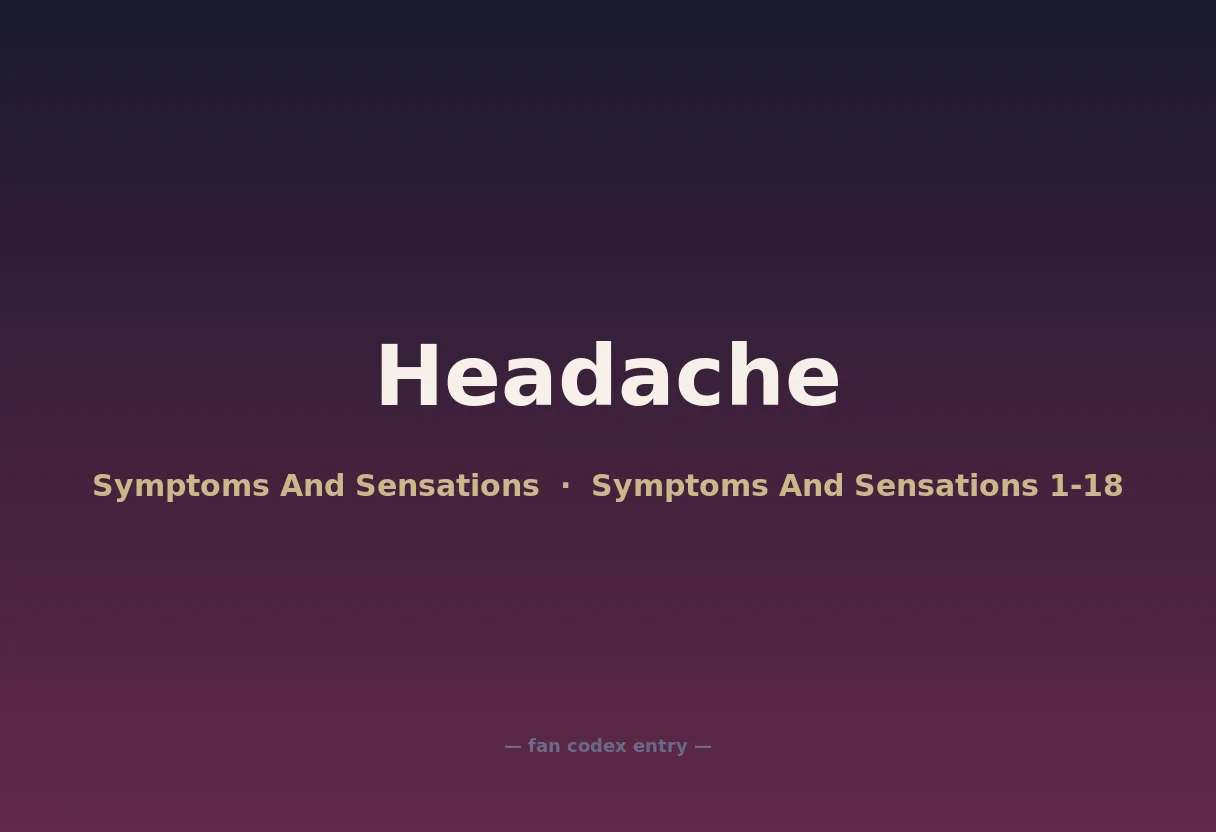Headache