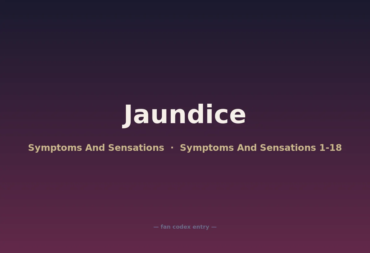 Jaundice