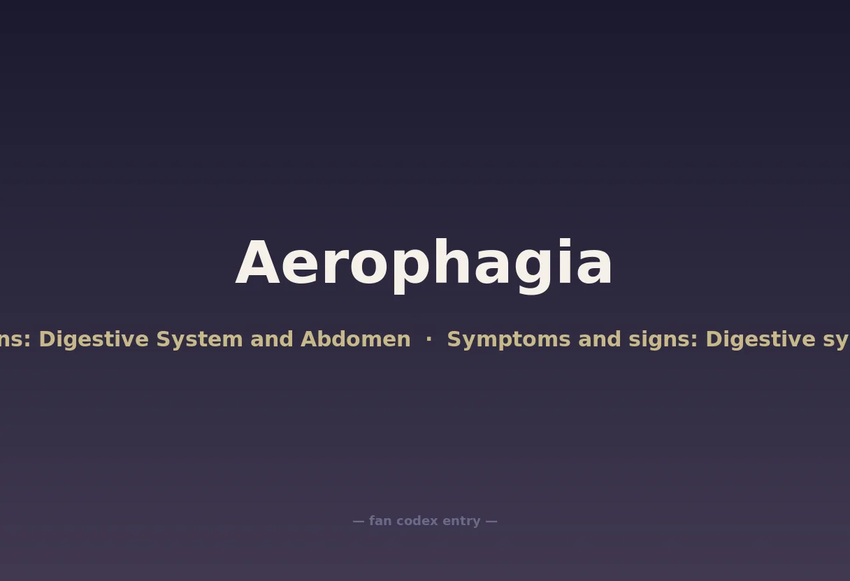 Aerophagia