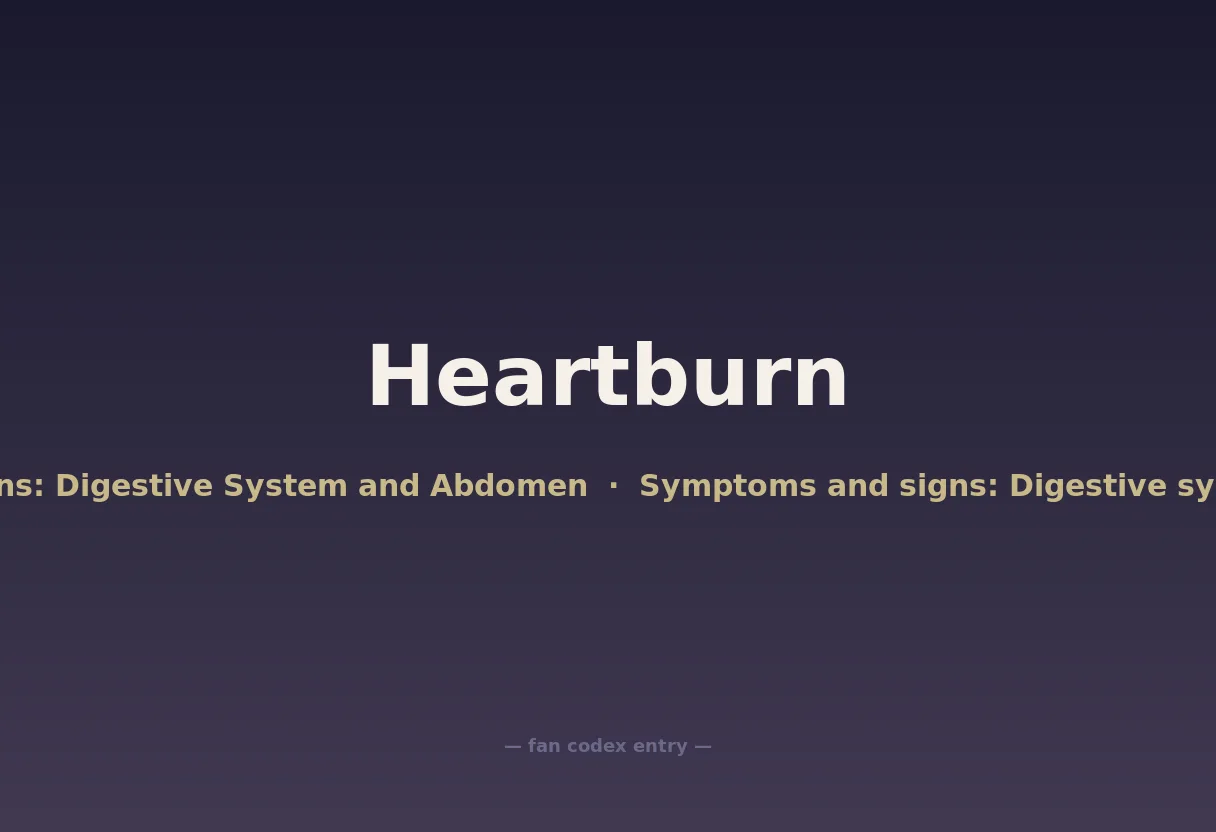 Heartburn