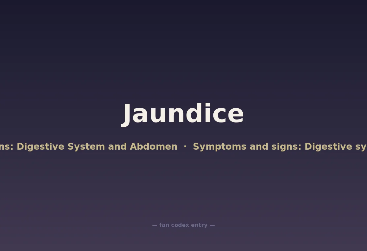 Jaundice