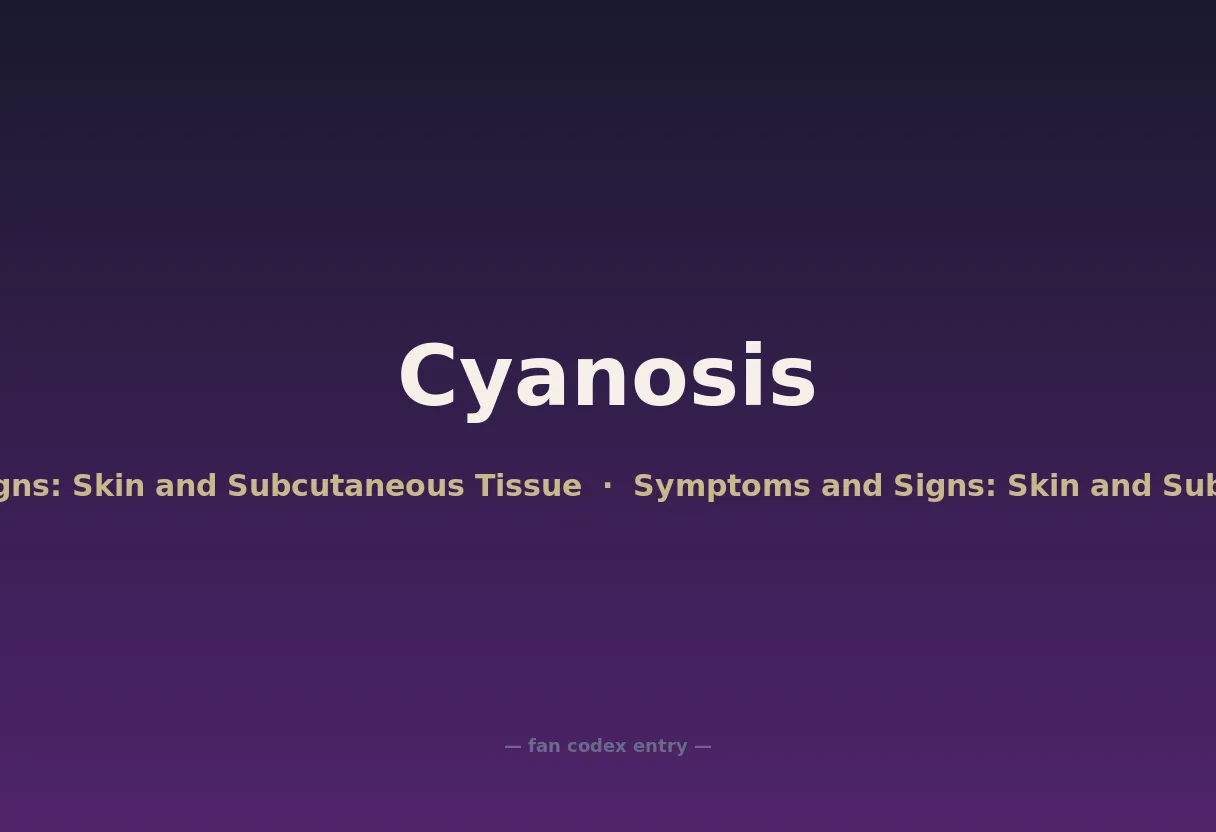 Cyanosis