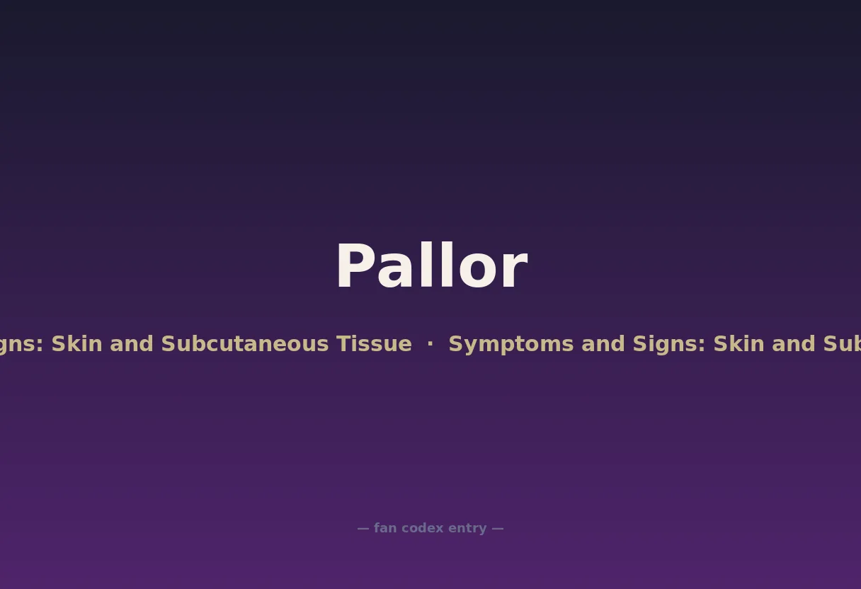 Pallor