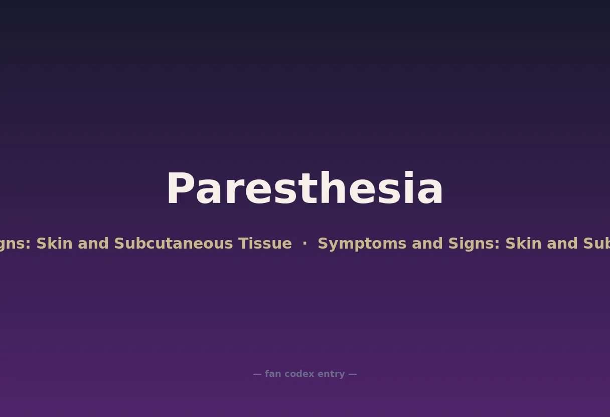 Paresthesia