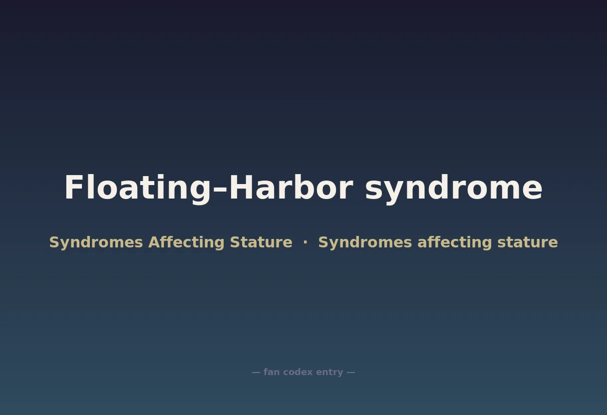 Floating–Harbor syndrome