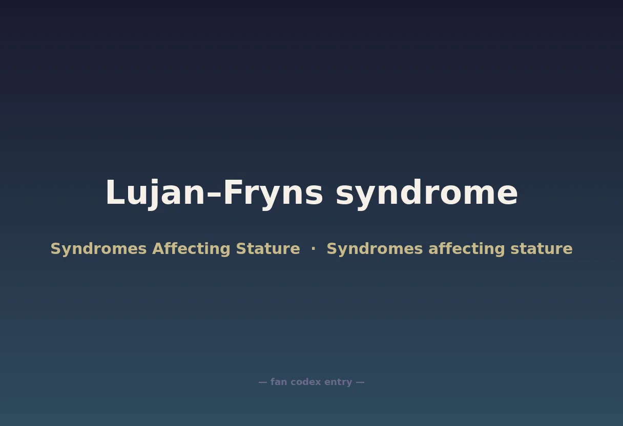 Lujan–Fryns syndrome