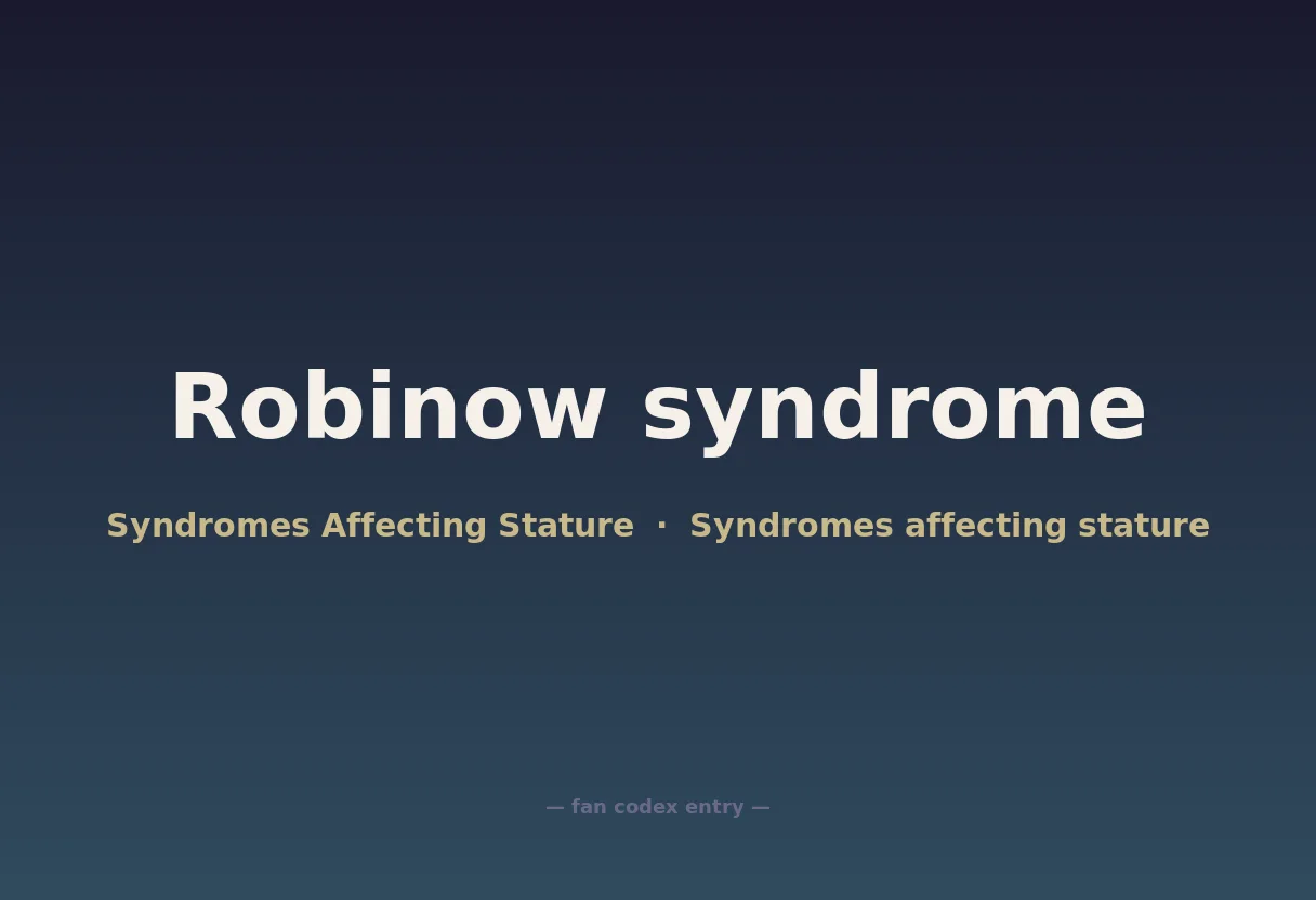 Robinow syndrome
