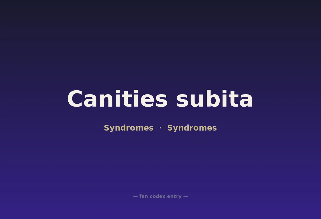 Canities subita
