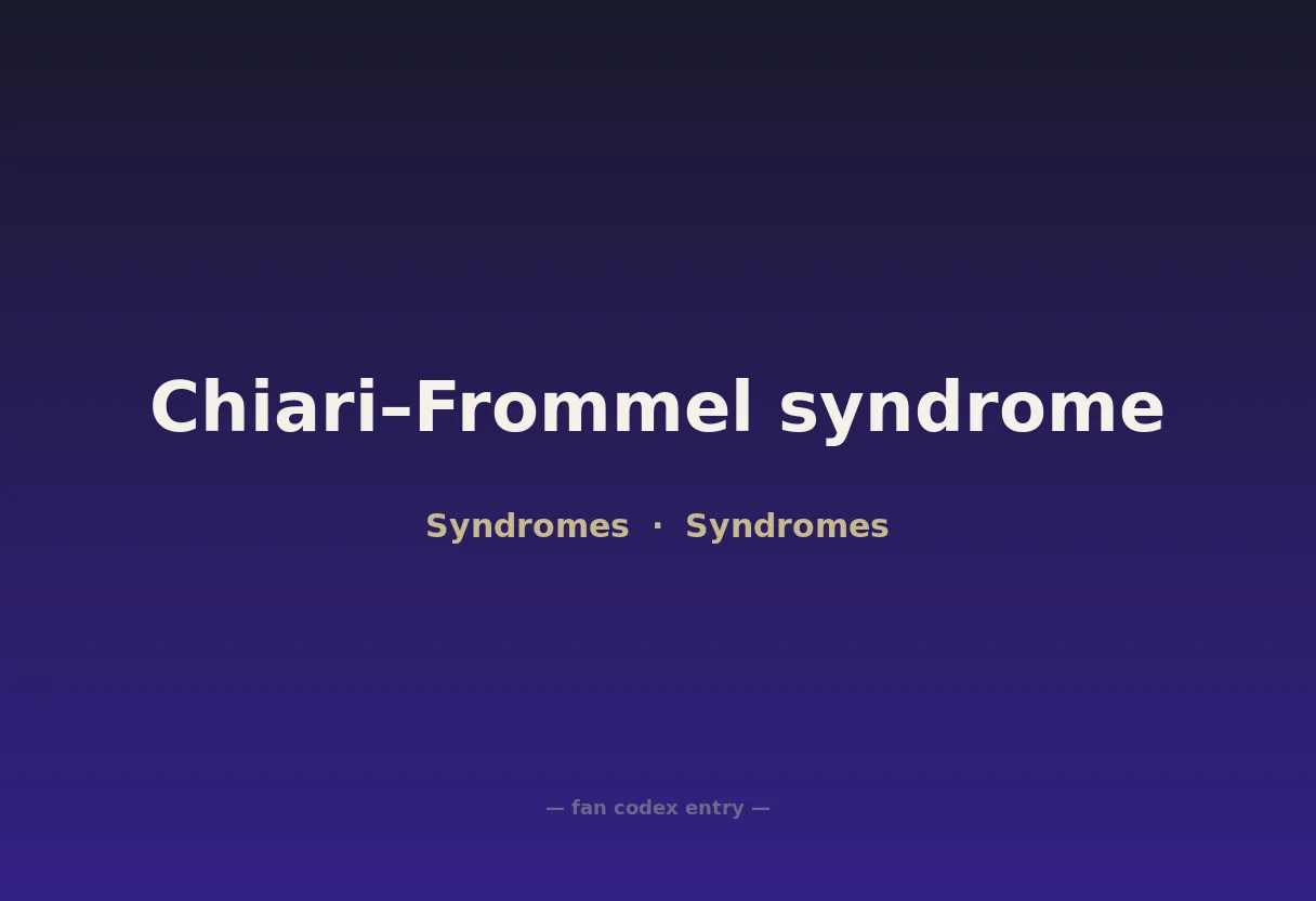 Chiari–Frommel syndrome