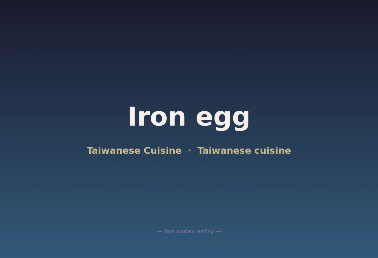 Iron egg