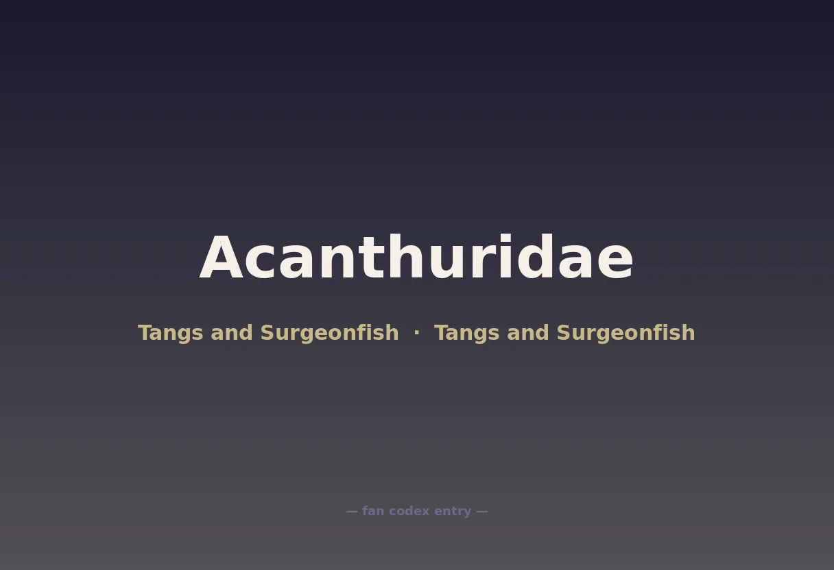 Acanthuridae