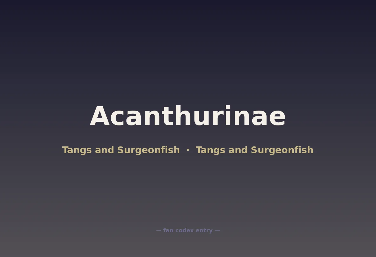 Acanthurinae