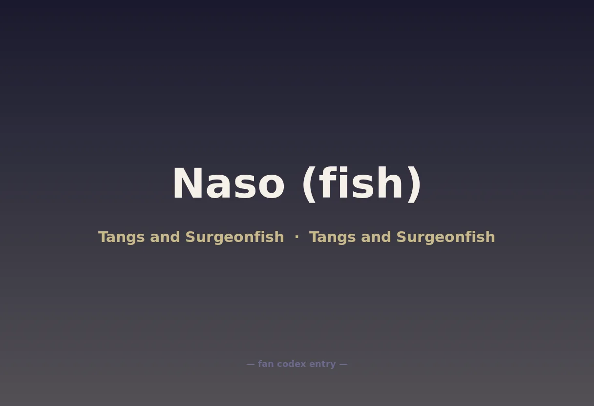Naso (fish)