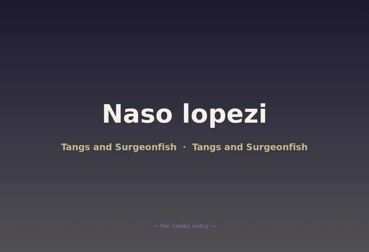 Naso lopezi
