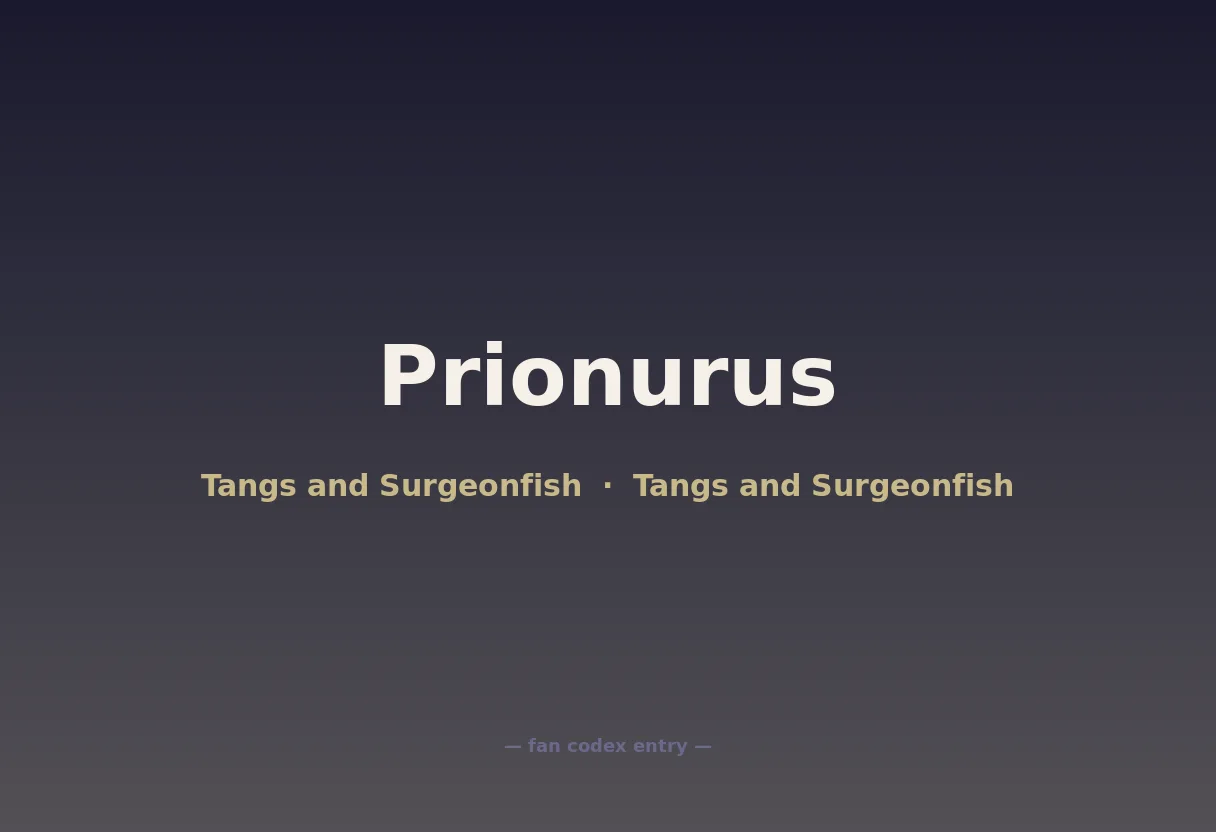 Prionurus