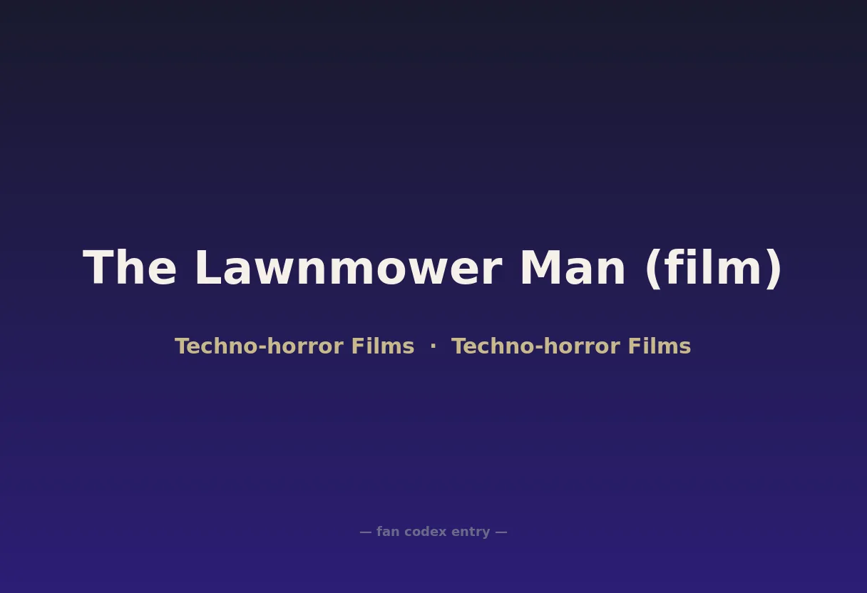 The Lawnmower Man (film)