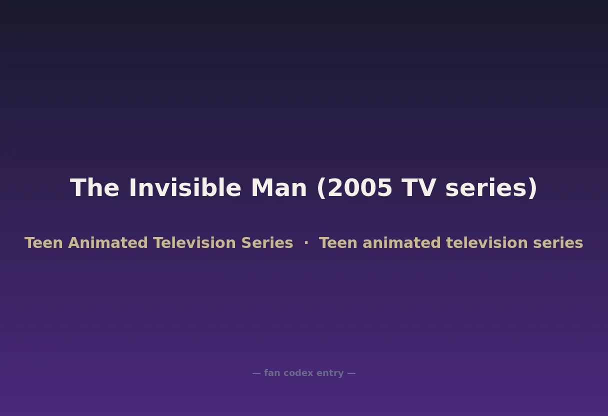 The Invisible Man (2005 TV series)