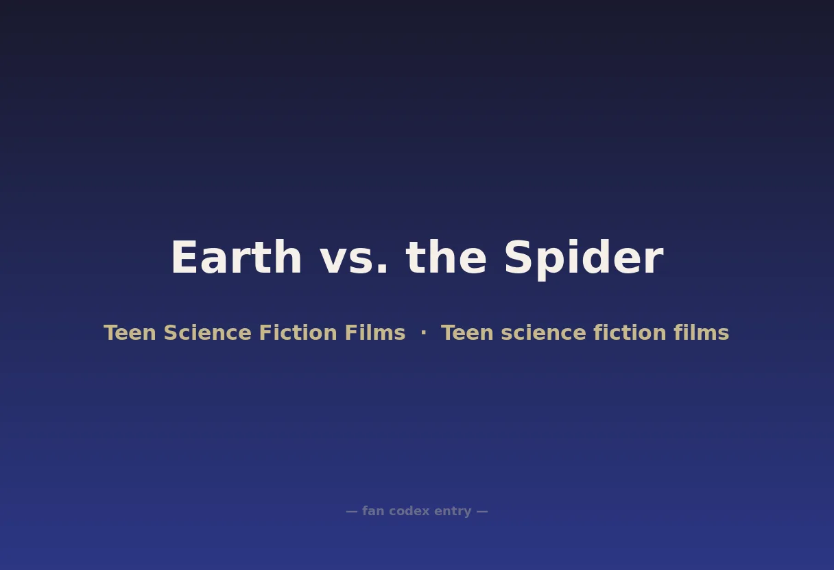 Earth vs. the Spider