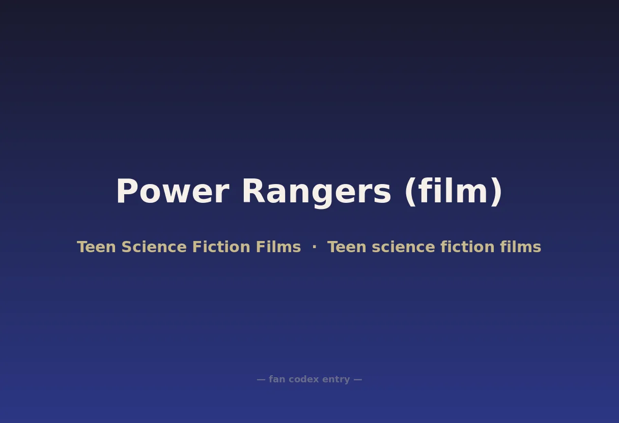 Power Rangers (film)