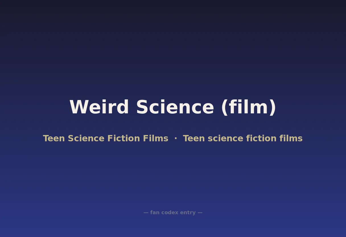 Weird Science (film)