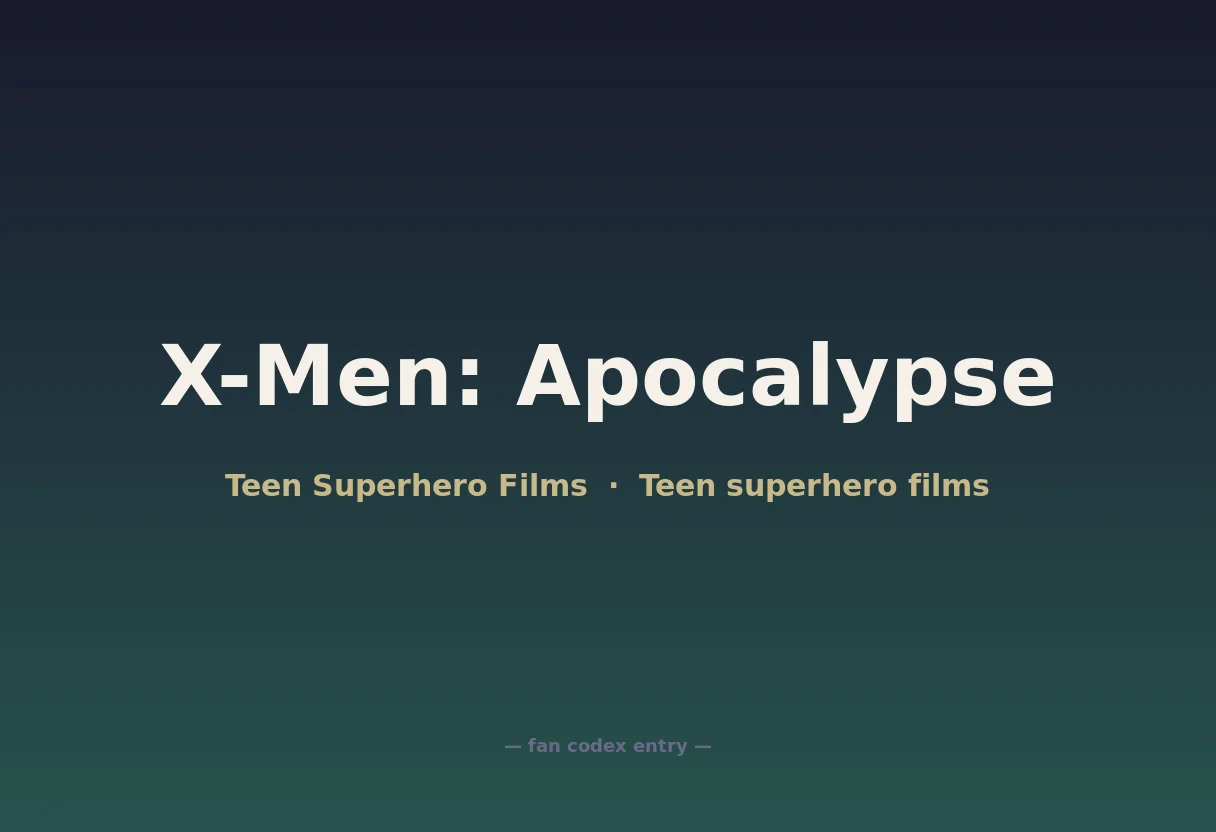 X-Men: Apocalypse