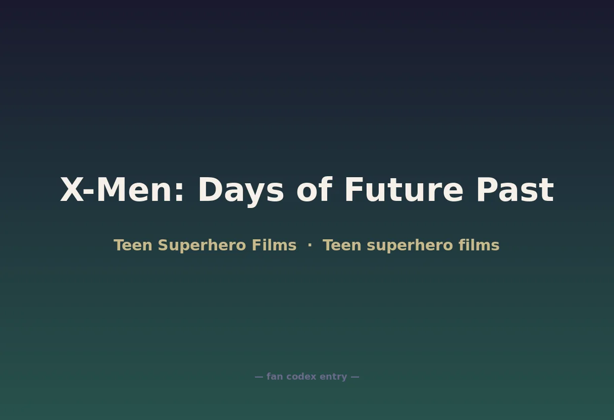 X-Men: Days of Future Past