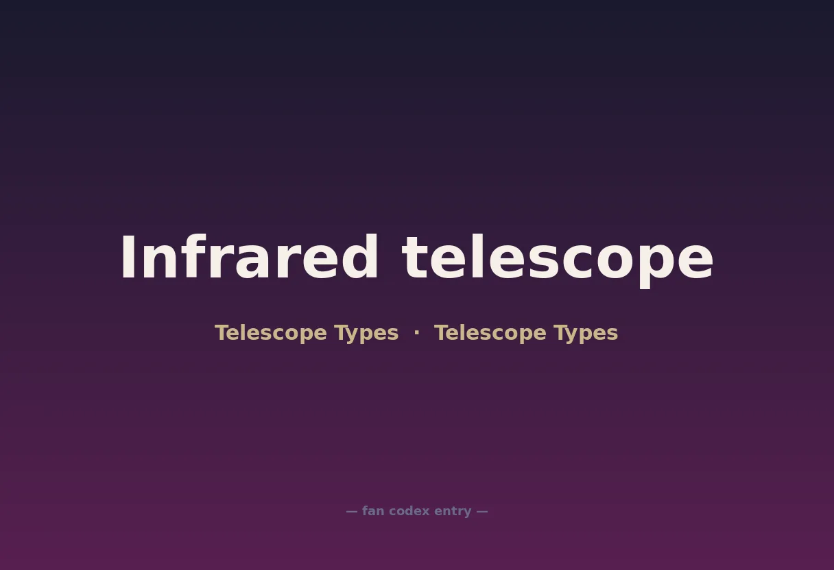 Infrared telescope