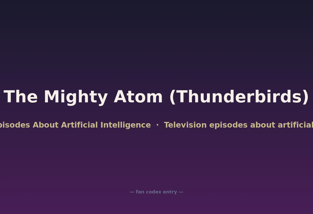 The Mighty Atom (Thunderbirds)