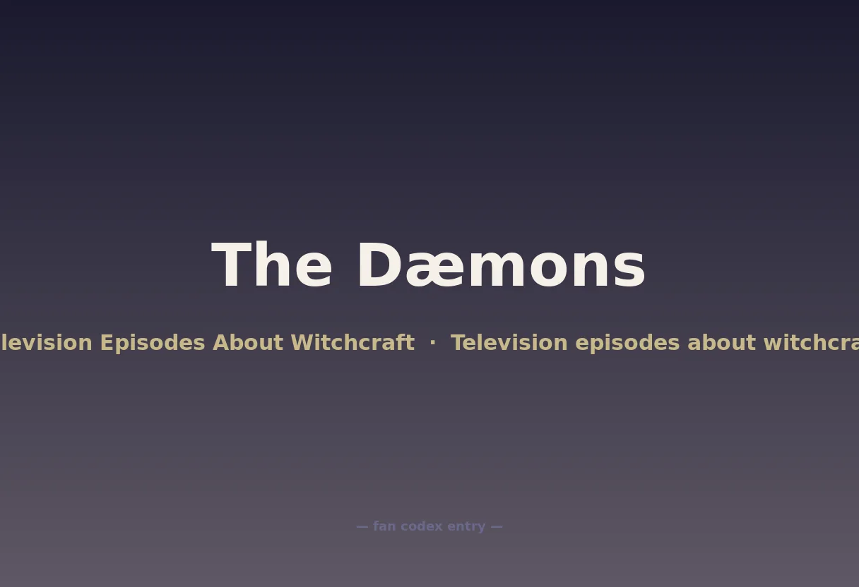 The Dæmons