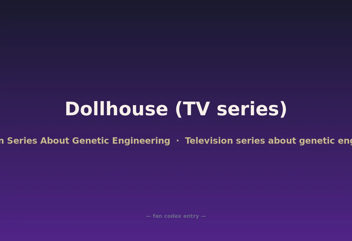 Dollhouse (TV series)