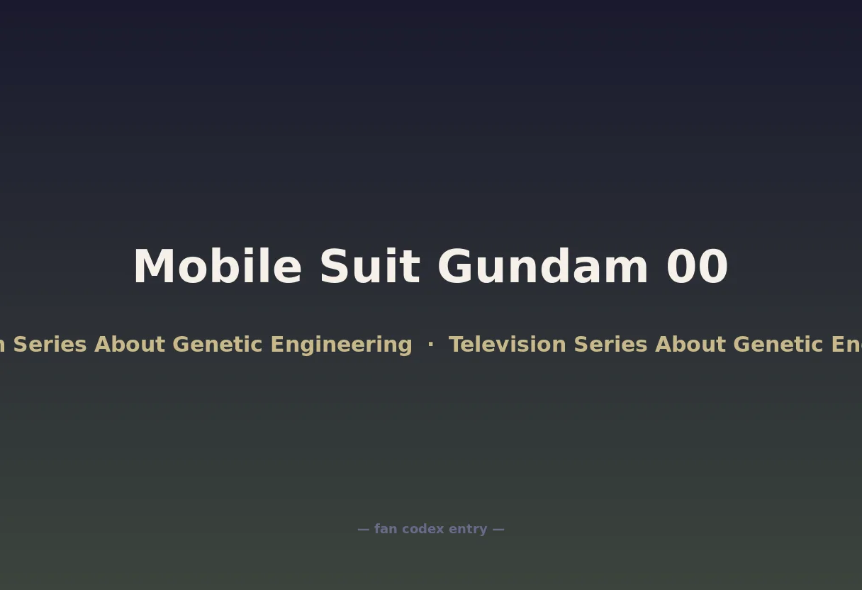 Mobile Suit Gundam 00