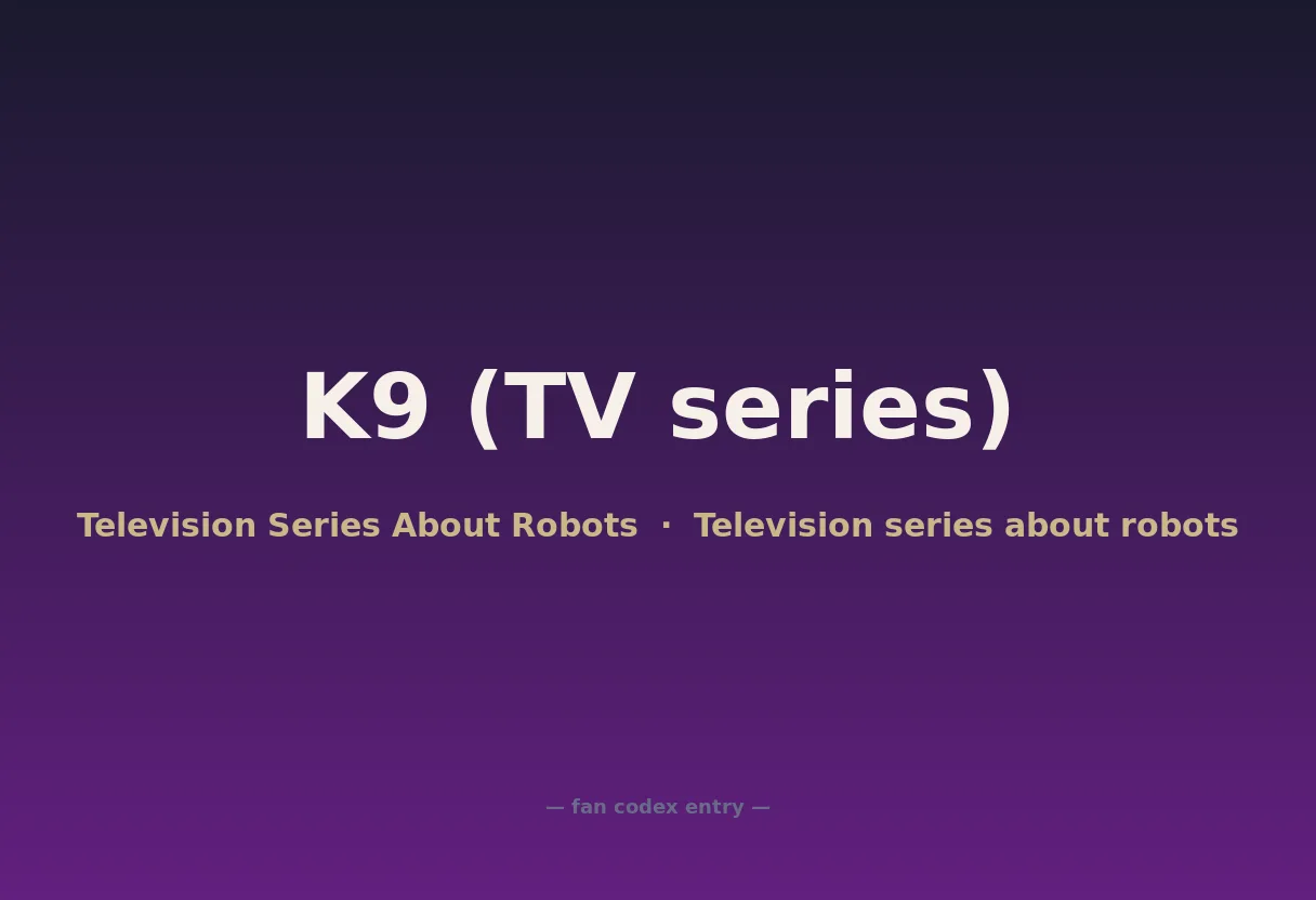 K9 (TV series)