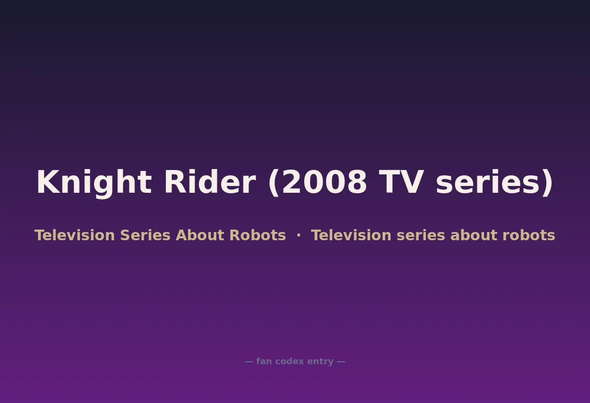 Knight Rider (2008 TV series)