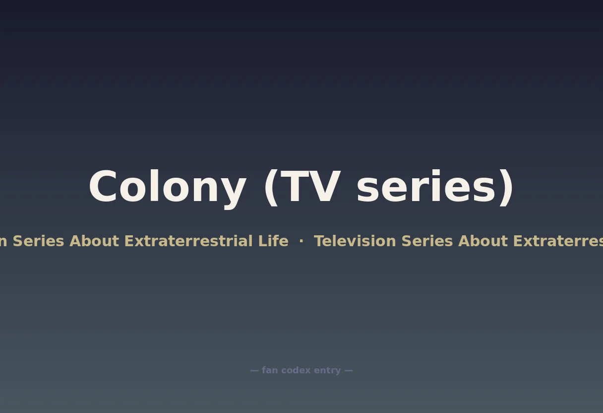 Colony (TV series)
