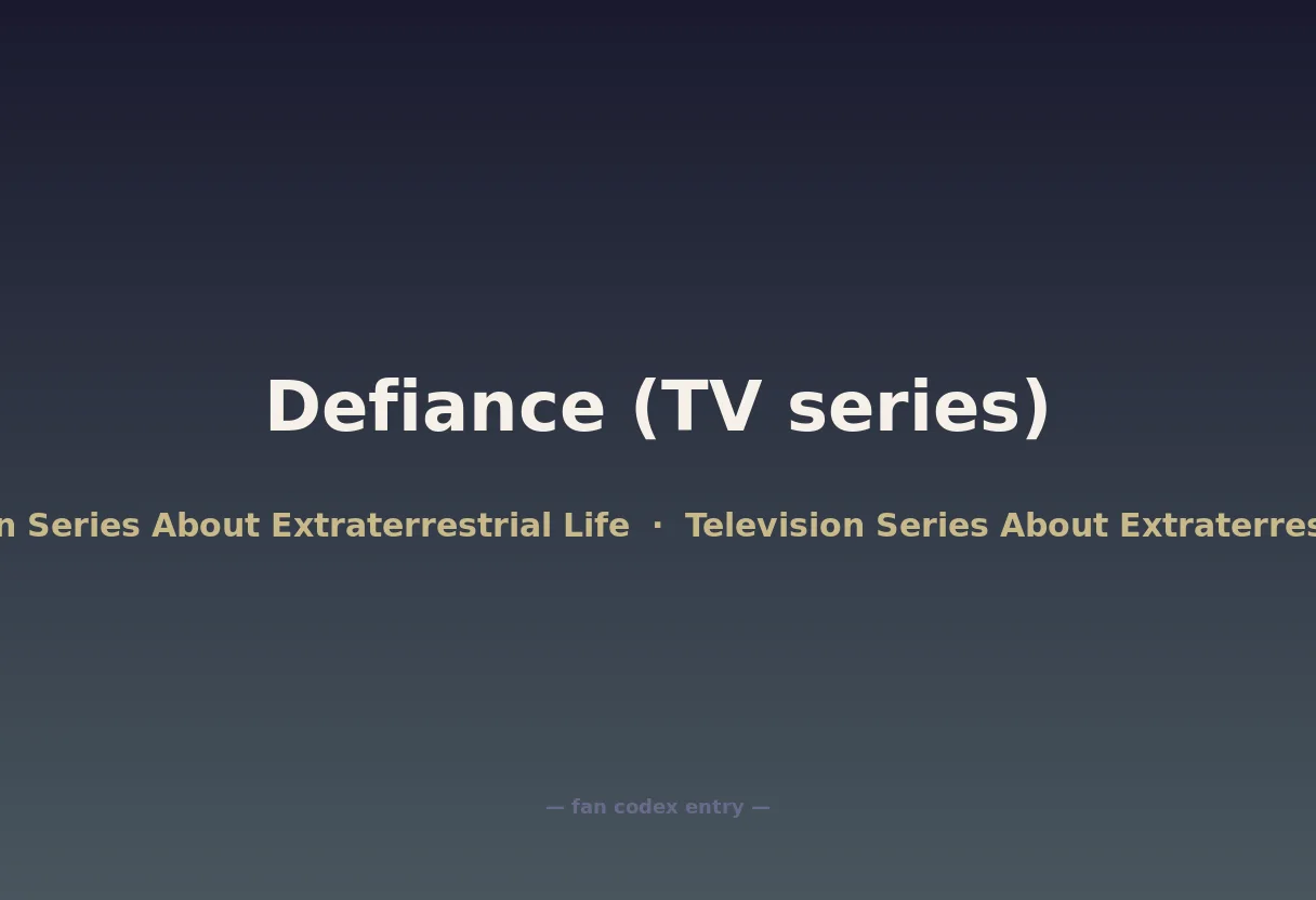 Defiance (TV series)