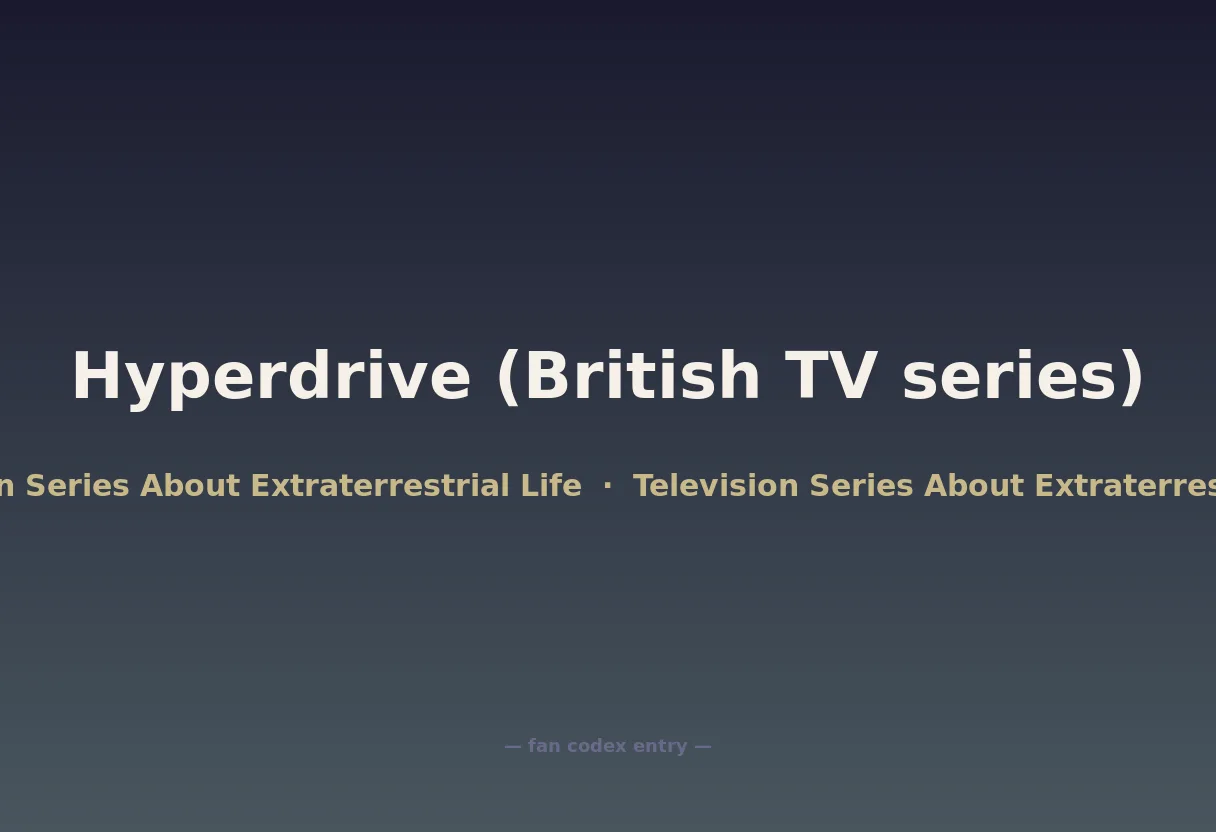 Hyperdrive (British TV series)